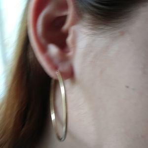 16K Hoop earrings